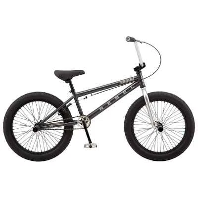 20" Rebel X1 BMX Bike Sturdy Frame w/ Front & Rear Pegs, Ages 8-12, Gray - Image 1 of 4