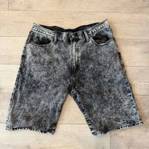Pantalones cortos de mezclilla para hombre Levi's 569 talla 36 gris - Imagen 1 de 8