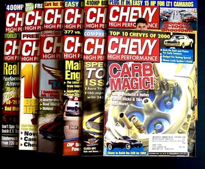 CHEVY HIGH PERFORMANCE MAGAZINE 2000 COMPLETE SET - Picture 1 of 13