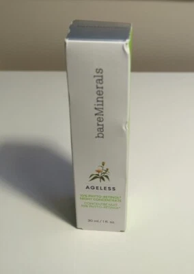 bareMinerals Ageless 10% Phyto-Retinol Night Concentrate 1 oz New In Box - Image 1 of 4