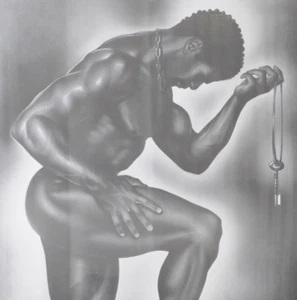 Schloss & Schlüssel (männlich) Kevin Williams WAK gerahmt schwarz Erinnerungsstücke AFROAMERIKANISCHE Kunst - Bild 1 von 2