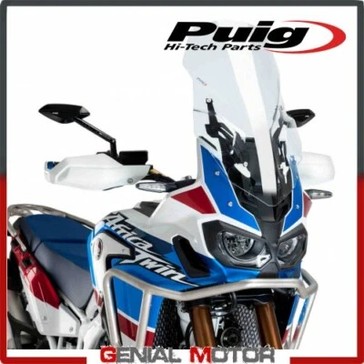 CUPOLINO PUIG TRASPARENTE 9156W HONDA AFRICA TWIN CRF1000L ADV SPORTS 2018 2019 - Immagine 1 di 2