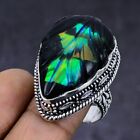 Ethiopian Opal Gemstone 925 Sterling Silver gift Jewelry Ring Size 9 z725