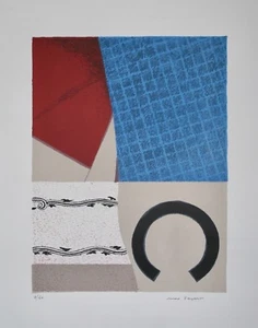 Max PAPART - Estampa Original - Litografía - El Caballero Azul - Picture 1 of 4