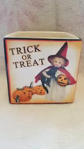Modern Vintage Stil Halloween Behälter Übertopf Keramik BESCHREIBUNG LESEN - Bild 1 von 8