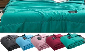 Cooling Blanket for Air Condition Comforter Lightweight Summer Quilt Cool Feelin - Picture 1 of 17