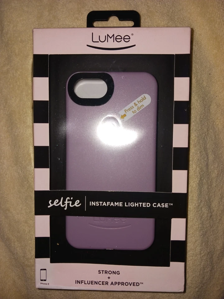 LuMee Selfie Lighted Case for Apple iPhone 8 - Purple Matte Foto 1 de 1