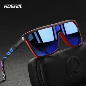 KDEAM Polarized Sports Sunglasses Mens Women Cycling Driving Fishing Sun Glasses - Picture 1 of 23