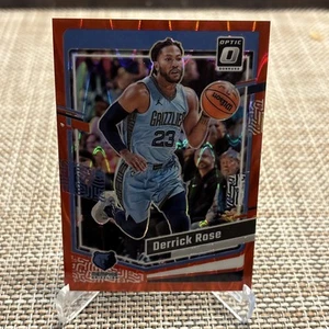 2023-24 Panini Donruss Optic Red Seismic Prizm /130 Derrick Rose #34 - Picture 1 of 2