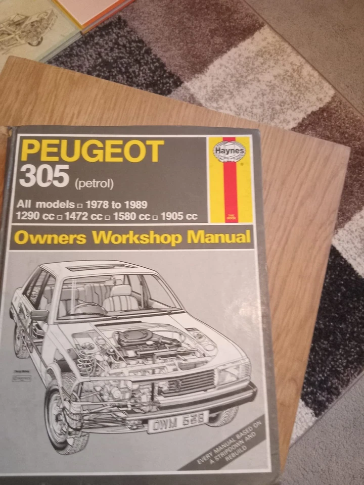 Peugeot 305 Haynes Workshop Manual Petrol 1978 To 1989 - Image 1 of 1