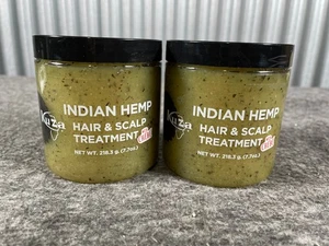 Kuza Indian Hemp Hair & Scalp Treatment 8oz 2 Pack Moisturizing Growth Care - Picture 1 of 7
