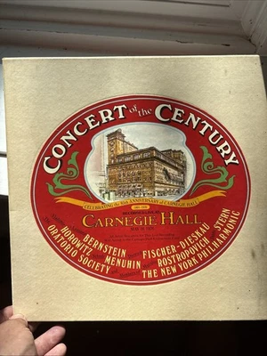 CONCERT Of The CENTURY CARNEGIE HALL 2 LP Box SET Columbia M2X 34256 SEALED 1976 - Image 1 of 3