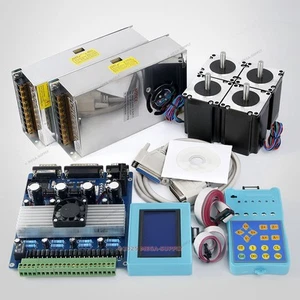 CNC Komplettset 4 Achsen Steuerung 3.5A 4x Schrittmotor 2.94Nm + Netzteil 24V 10 - Bild 1 von 10