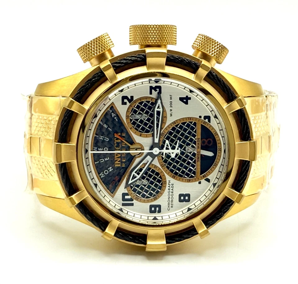 INVICTA NUEVA TIENDA USADA/PERSONALIZADA-PULSERA ORO/PERNO RELOJ 17467 50mm/SIN CAJA Foto 1 de 4