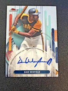 2025 Topps Finest Dave Winfield Auto #FA-DW Padres, Yankees, Legend, Salón de la fama - Imagen 1 de 2