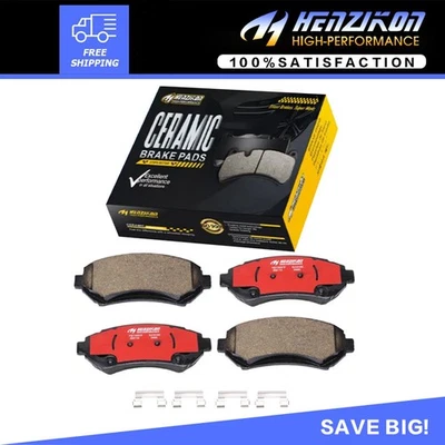 Front Ceramic Brake Pad Kit Fits Chevy Venture Cadillac DeVille Buick Century V6 - Image 1 of 4