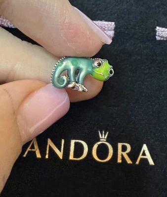 Pandora Disney Tangled Pascal Color-changing Charm Sterling silver 793983C01 - Image 1 of 4