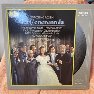 La Cenerentola (Cinderella)Gioacchino Rossini Laserdisc Jean Pierre Ponnelle New - Picture 1 of 4
