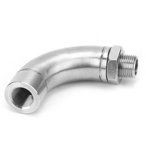 JShaped Oxygen Sensor Restrictor Connector With Adjustable Gas Flow Inserts - Picture 1 of 13