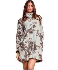 Vestaglia donna corta in caldo pile coral Lormar Pashmina PAS673825 - Picture 1 of 2