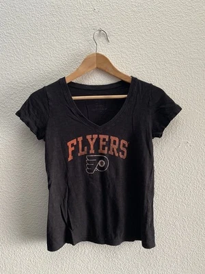 Philadelphia Flyers Hockey NHL 47 Brand V-Neck Short Sleeve T-Shirt Size Small - Image 1 of 3