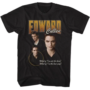 Twilight - Edward 3 Character Pose - American Classics - Solid Black Adult Short - Picture 1 of 3