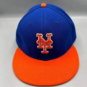New York Mets Mütze Herren 8 blau orange bestickt 59Fifty New Era MLB Fitted Cap - Bild 1 von 8