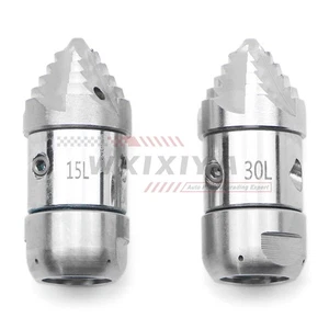 Lavadora de alta presión trasera de 3 lados 4 boquilla de chorro de alcantarillado manguera chorro de limpieza de drenaje - Imagen 1 de 14