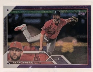 2023 Topps Series 2  - Ryan Tepera Purple Foil Card /799 #375 Los Angeles - Picture 1 of 2