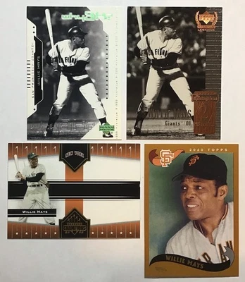 LOTE DE CUBIERTA SUPERIOR WILLIE MAYS DONRUSS CHAMPIONS WHY 3K GREEN HOF (4) Foto 1 de 4
