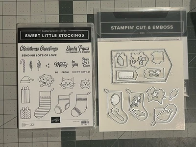 Stampin Up! Estampillas, troqueles de medias dulces pequeñas Foto 1 de 2