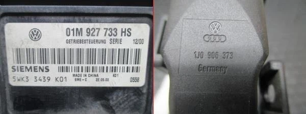 VW Beetle Genuine Transmission Computer 01M927733 HS 1J0906373 2000y 9CAQY OEM - Image 1 of 2