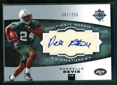 2007 Ultimate Collection Darelle Revis RC AUTO 7/250 - Image 1 of 2