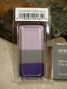 Aveda Eye Color Shadow Trio VIOLET COAST 172 Light Dark Purple Gray NIP - Picture 1 of 1