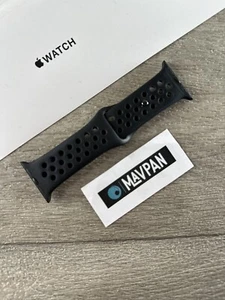 Genuine Apple Watch Band Nike Obsidian Mist / Black 38/40/41mm M/L Series 1-9 - Picture 1 of 7