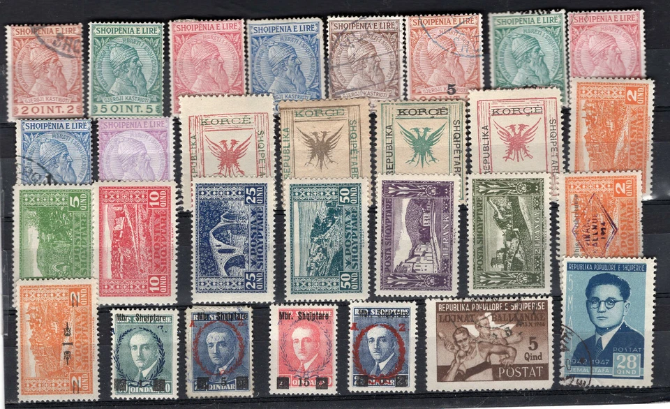 ALBANIA MEJOR LOTE, 29 SELLOS GATO YVERT + 100€, EN MUY BUEN ESTADO Foto 1 de 1