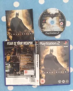 🌟BATMAN BEGINS🌟PLAYSTATION 2🌟PS2🌟COMPLETE🌟UK SELLER🌟FREE UK🇬🇧POSTAGE - Picture 1 of 4