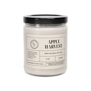 Papa Naturo's Apfelernte Duftkerze, 9 oz ganz natürlich vegan - Bild 1 von 5
