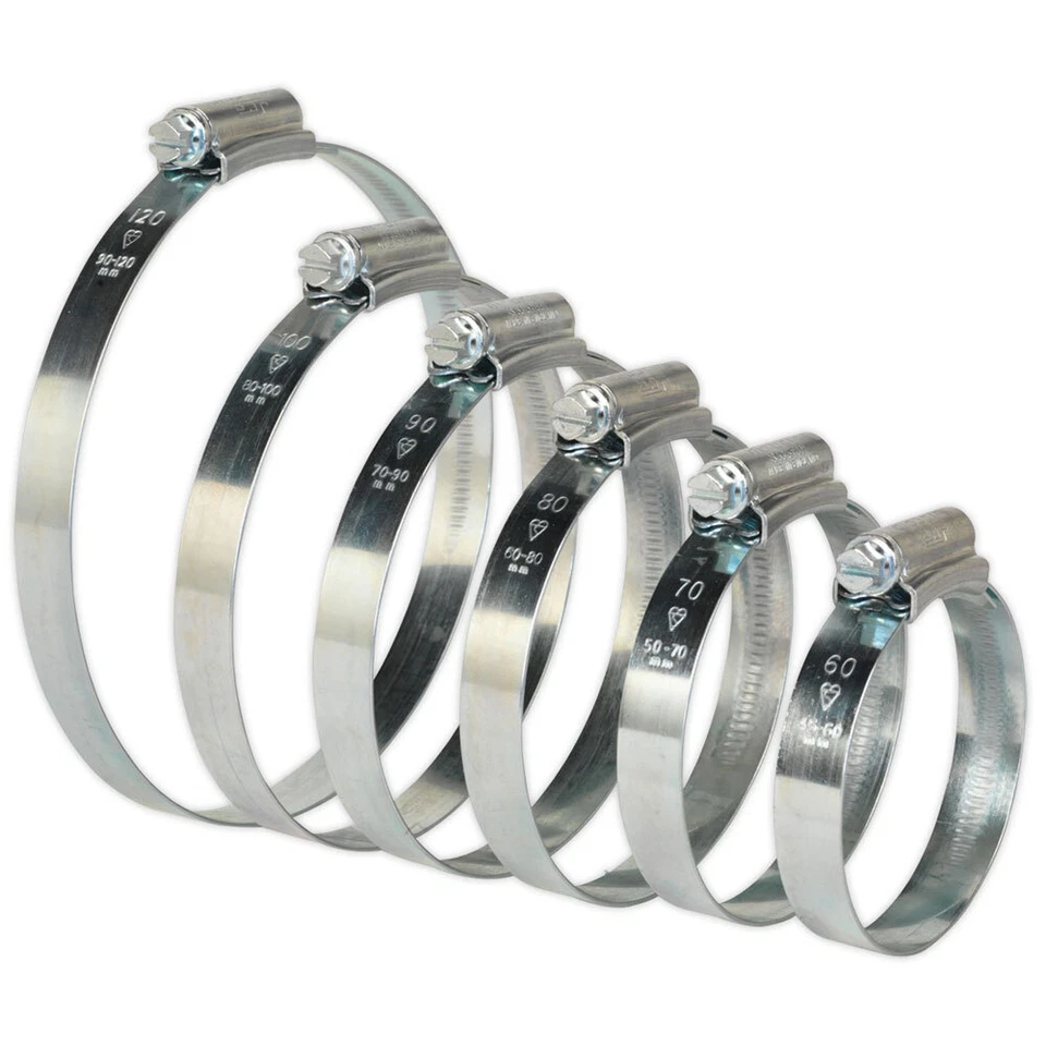 Sealey HCJ26A Hi-Grip Tubo Clip Assortimento Misure Ø60-160 Confezione 26 - Immagine 1 di 1