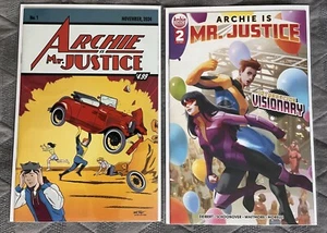 ARCHIE IS MR JUSTICE 1 2 3 4 (superhero, Spider-Man, Action Comics variant cover - Picture 1 of 2