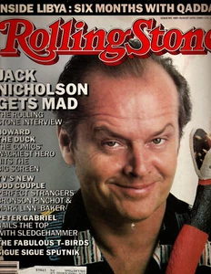 Rolling Stone Magazine - August 14, 1986; Jack Nicholson - Picture 1 of 3
