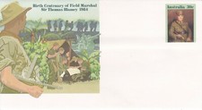 APF054) FDC Australia 1984, Birth Centenary of Field Marshal Sir Thomas Blamey, 