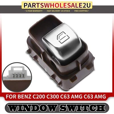 Interruptor de ventana lateral derecho delantero o trasero para Mercedes-Benz 200 C300 C63 AMG 2015 Foto 1 de 4