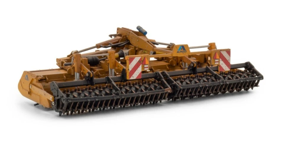 Modellino trattore mezzi agricoli Ros ALPEGO POKER ZAPPATRICE ROTATIVA CRULLO - Immagine 1 di 1