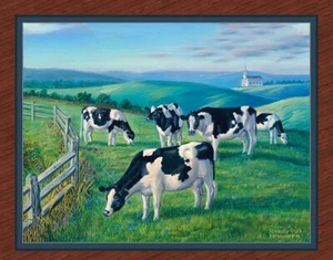 Amazing Grazing - 36" x 44" PANEL - DIGITAL cotton fabric - Foto 1 di 1