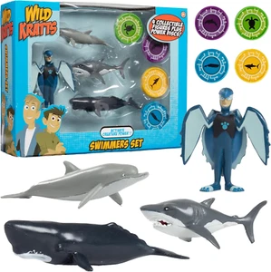 Wild Kratts 4-Pack Action Figure Set - Activate Creature Power - Swimmers - Picture 1 of 12