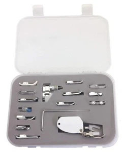 Sewing Machine Presser Foot / Feet 16 Piece Set will Fit Janome Brother Singer - Picture 1 of 1