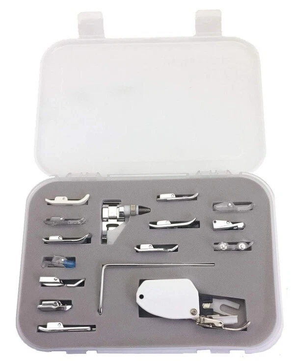 Sewing Machine Presser Foot / Feet 16 Piece Set will Fit Janome Brother Singer - Image 1 of 1