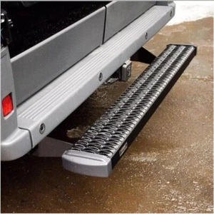 Luverne Grip Step 415254 Step Bar, Black Aluminum - Picture 1 of 8