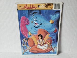 Vintage 1992 Golden Disney ALADDIN Frame Tray Puzzle - Imagen 1 de 5